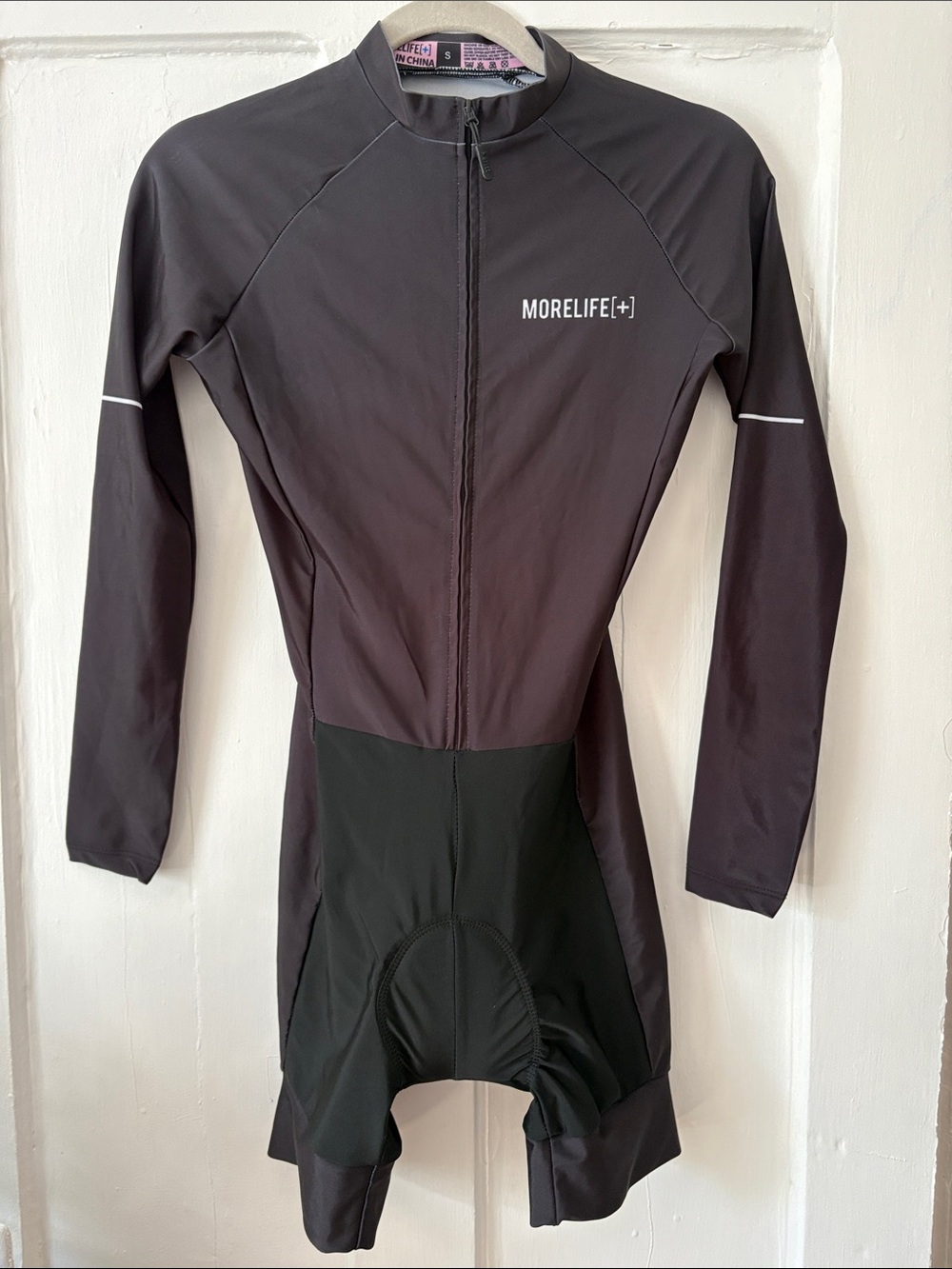 NWOT PADDED LONG-SLEEVE CYCLING SUIT